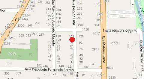 Mapa da localização
