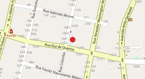 Mapa da localização