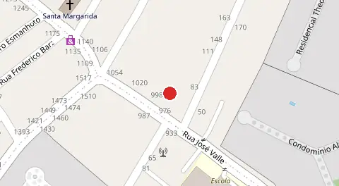 Mapa da localização
