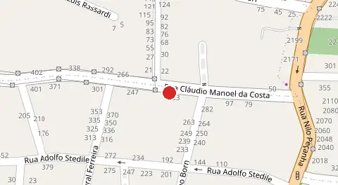 Mapa da localização