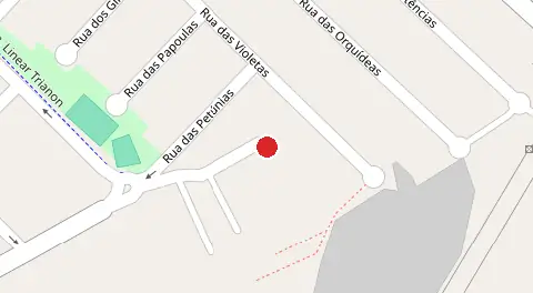Mapa da localização