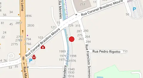 Mapa da localização