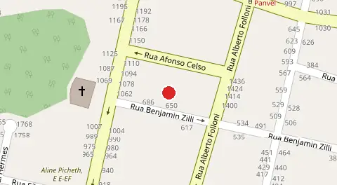 Mapa da localização
