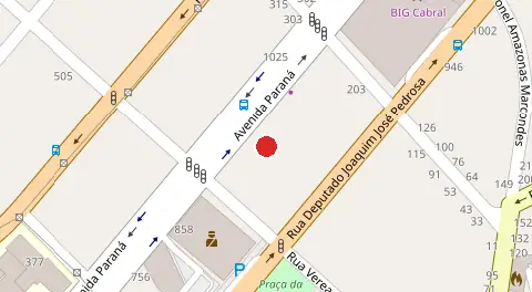 Mapa da localização