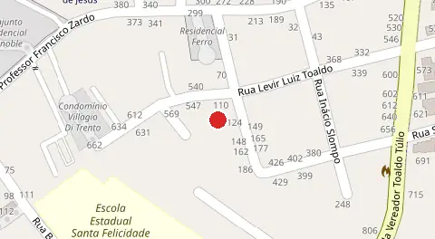 Mapa da localização