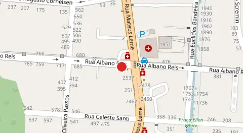 Mapa da localização