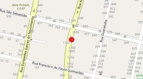 Mapa da localização