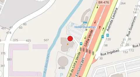 Mapa da localização