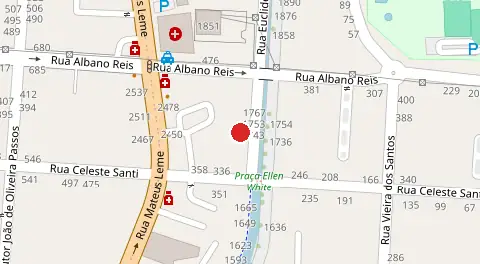 Mapa da localização