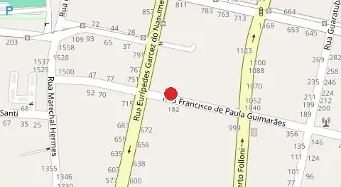 Mapa da localização