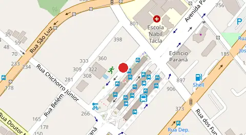 Mapa da localização