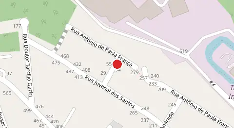 Mapa da localização