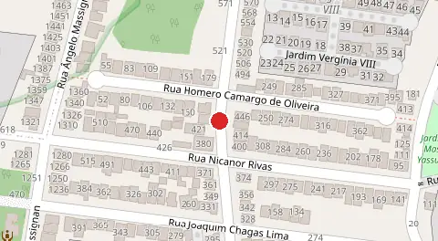 Mapa da localização