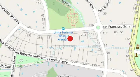 Mapa da localização