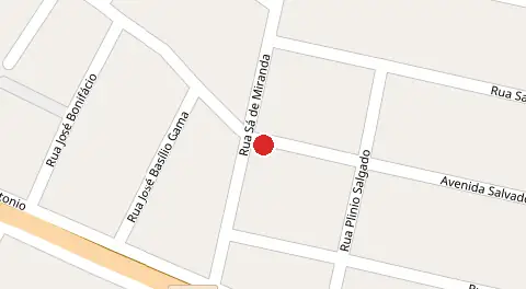 Mapa da localização