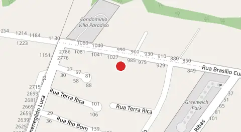Mapa da localização