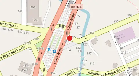 Mapa da localização