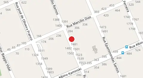 Mapa da localização