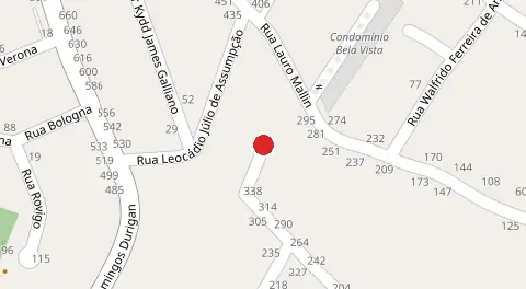 Mapa da localização