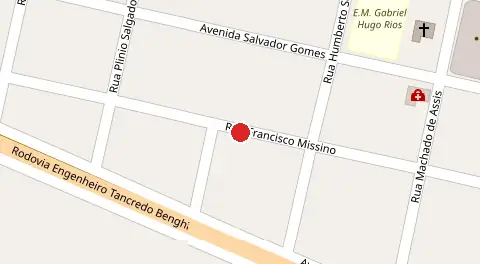Mapa da localização
