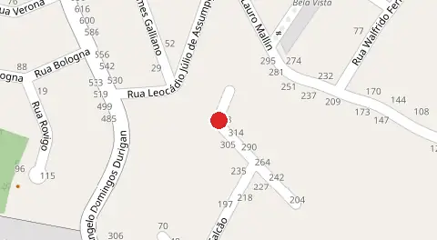 Mapa da localização