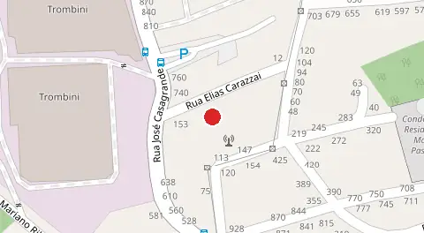 Mapa da localização