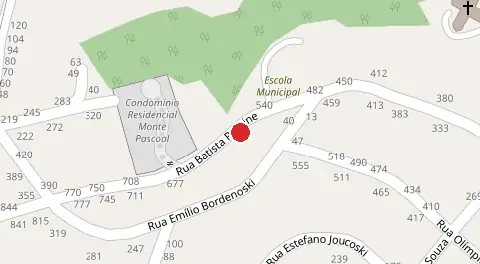 Mapa da localização