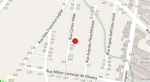 Mapa da localização