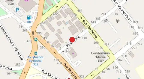 Mapa da localização