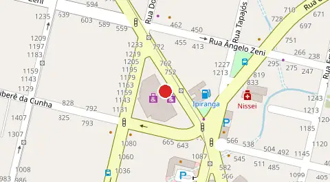 Mapa da localização