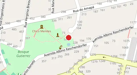 Mapa da localização