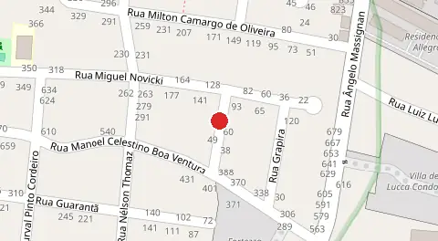 Mapa da localização