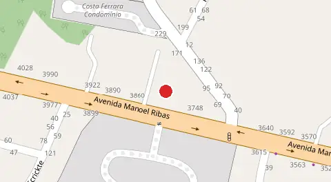 Mapa da localização