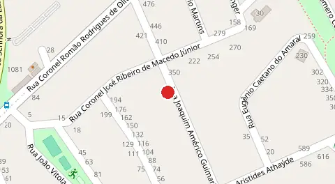 Mapa da localização