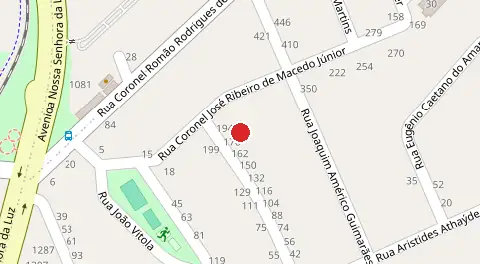Mapa da localização
