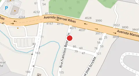 Mapa da localização