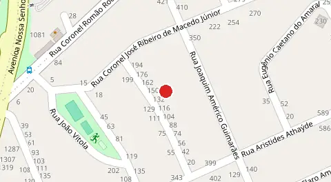 Mapa da localização