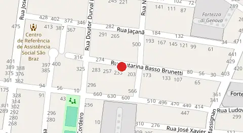 Mapa da localização