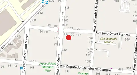 Mapa da localização