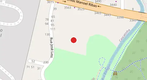 Mapa da localização
