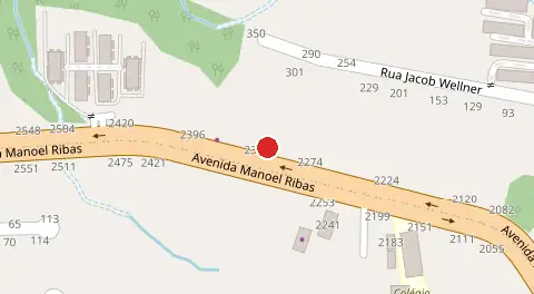Mapa da localização