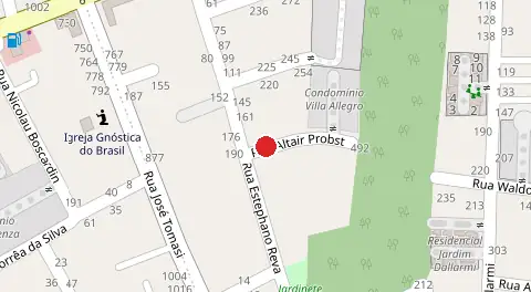 Mapa da localização
