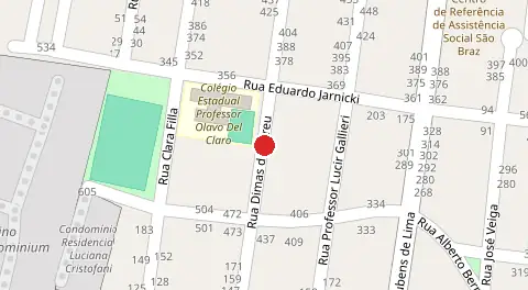 Mapa da localização