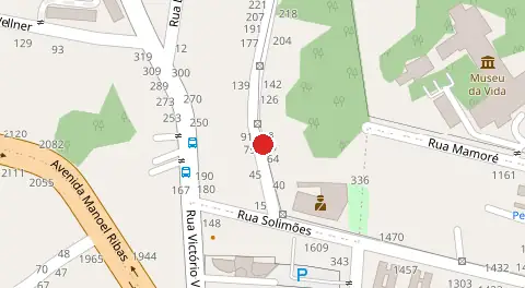Mapa da localização