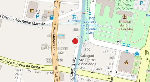 Mapa da localização