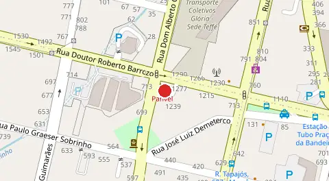 Mapa da localização
