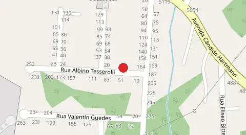 Mapa da localização