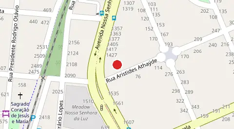 Mapa da localização