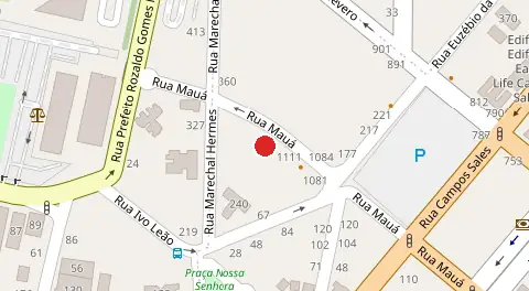 Mapa da localização