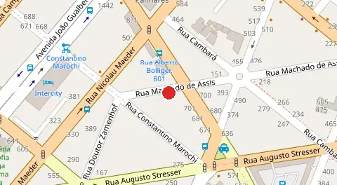 Mapa da localização